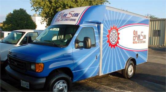 Aire Serve Box Truck Wrap